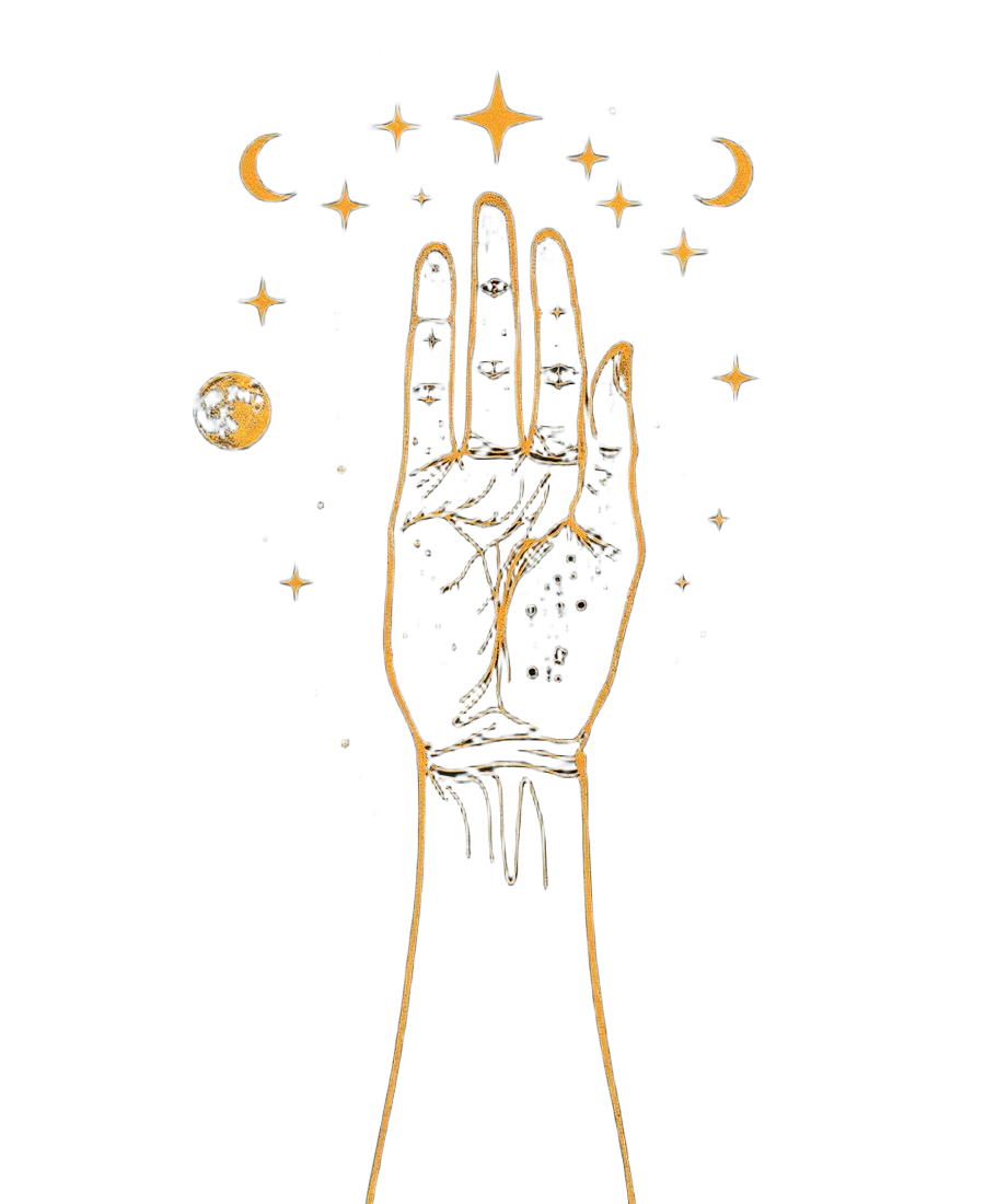 Numerology cosmic hand