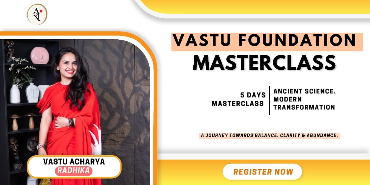 Vastu Foundation Masterclass webinar banner